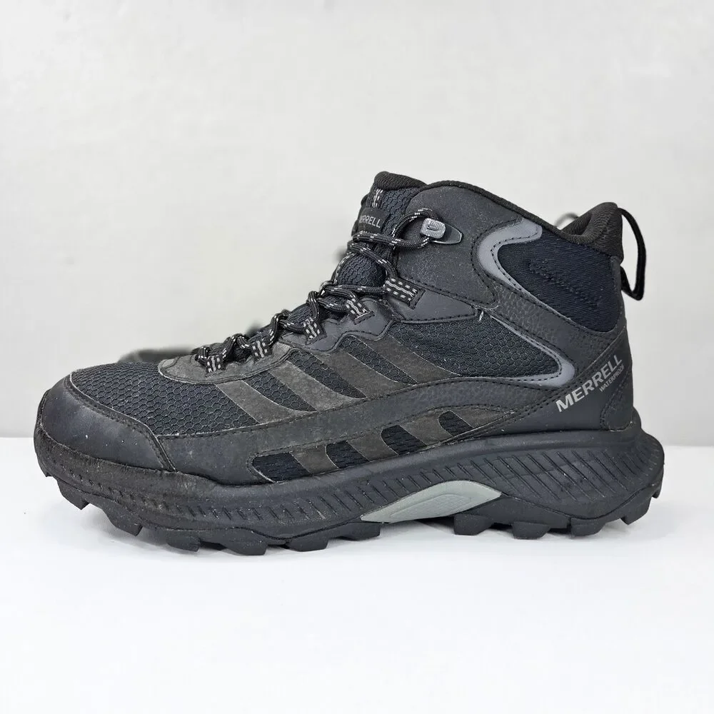Merrell Speed Strike 2 Thermo Mid Waterproof Black Boots J037833 Sz 9.5